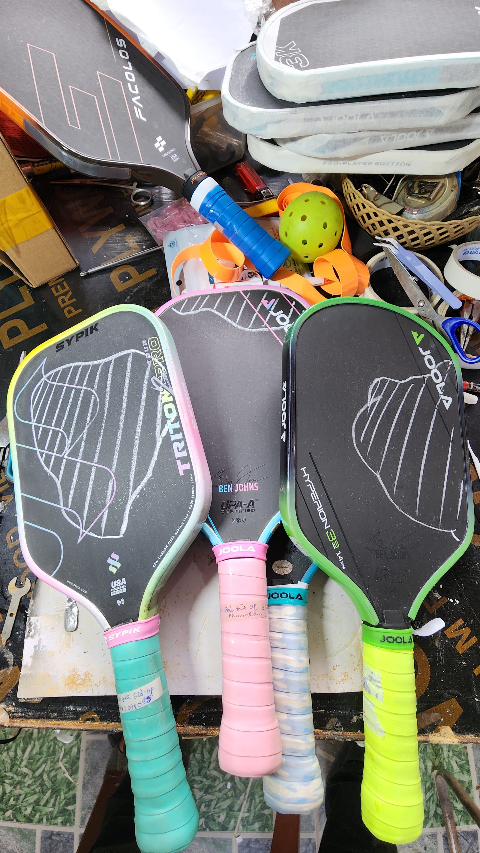 Vợt Pickleball nhiều thương hiệu